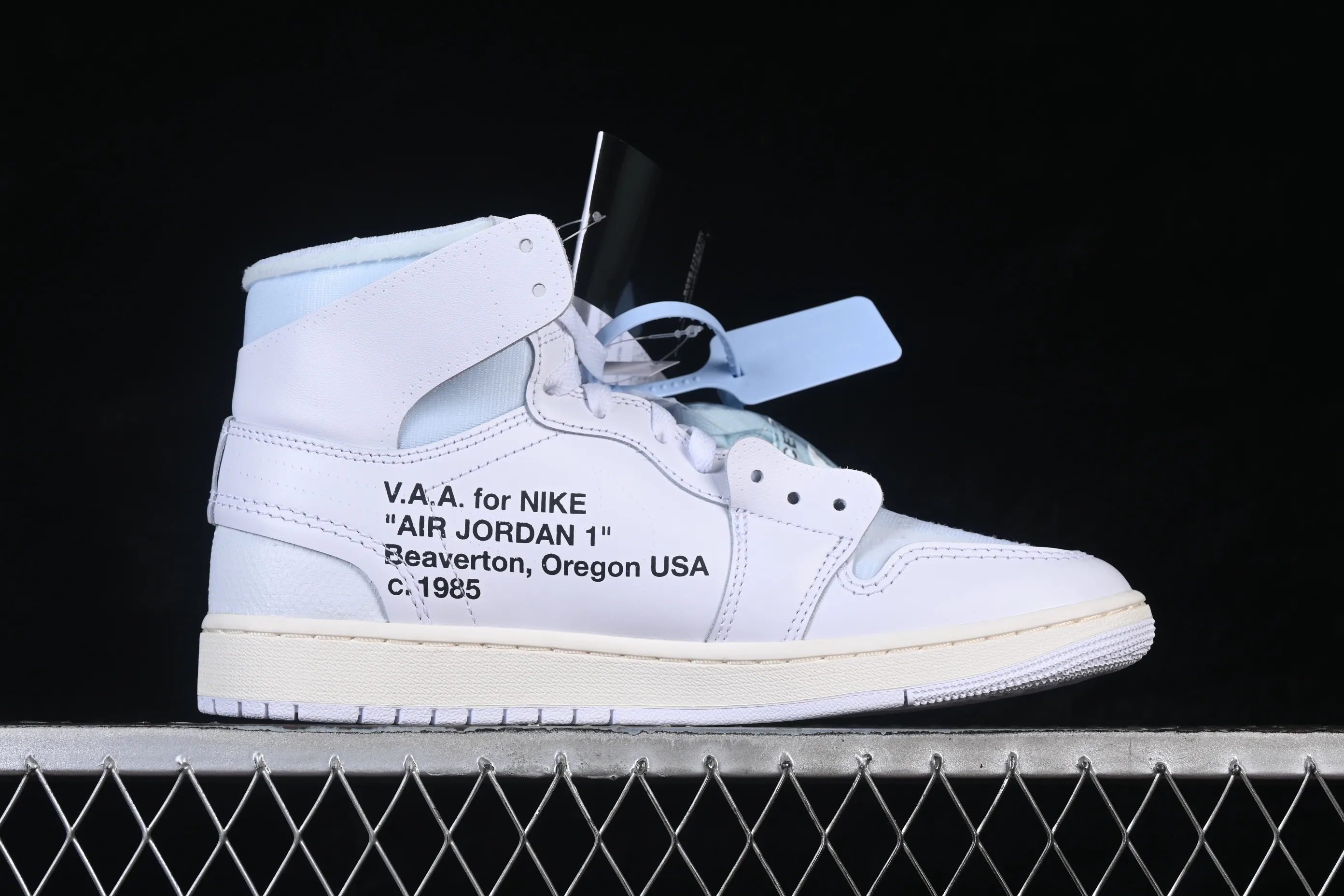 All categories Air Jordan Jordan series basketball shoes Air Jordan 1 High GX foreign trade version Off White x Air Jordan OW AJ1 Joe 1 joint white high-top basketball shoes AA3834-100